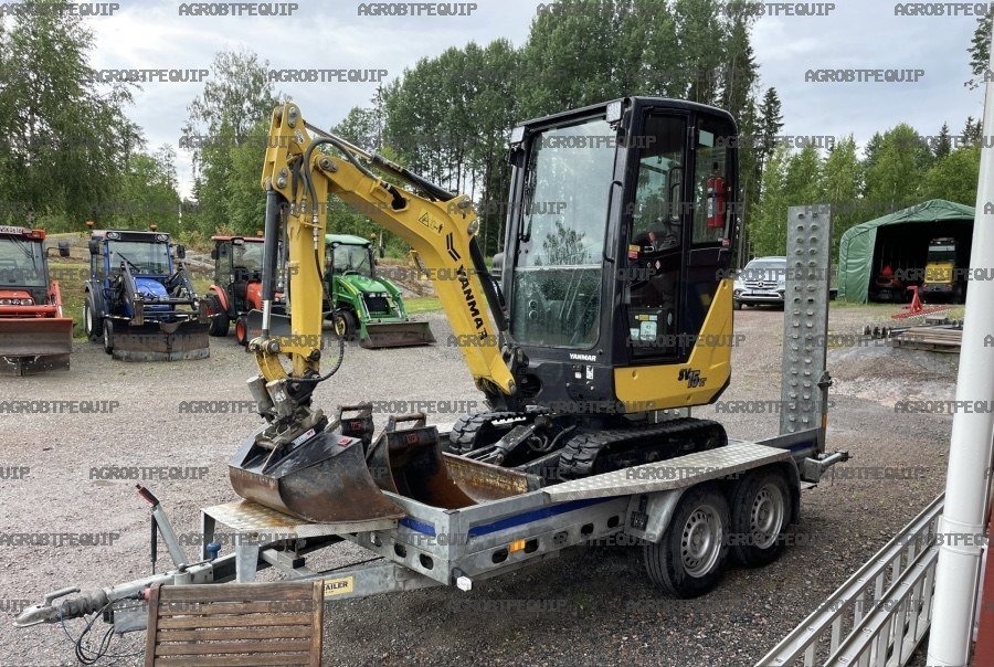 Mini Pelle Yanmar SV15VT + Remorque